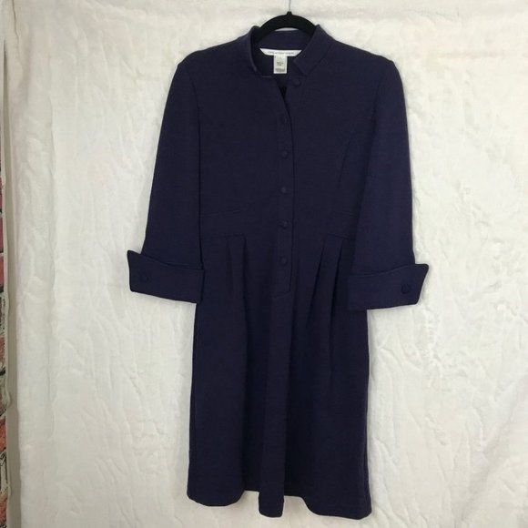 Diane Von Furstenberg Dresses & Skirts - DIANE Von Furstenberg Navy Blue Dress Size 2